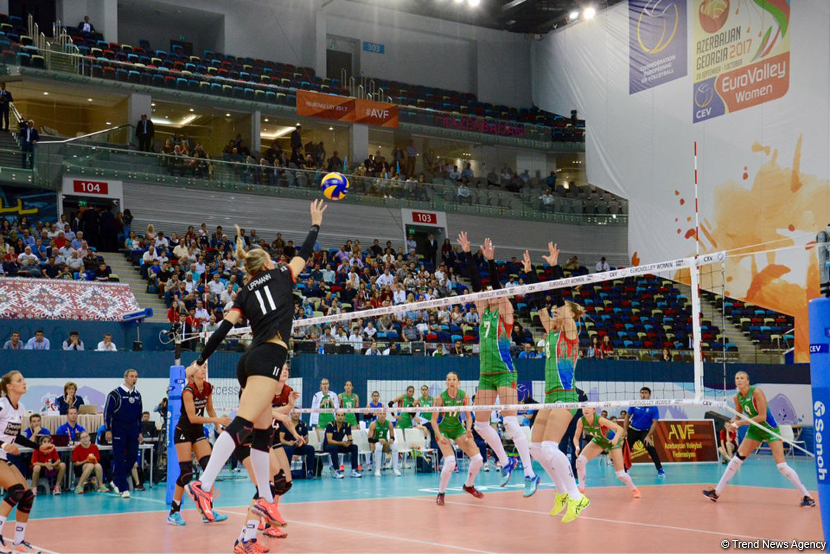 Azərbaycanın voleybol üzrə milli komandası dörddəbir finala yüksəlib (FOTO)