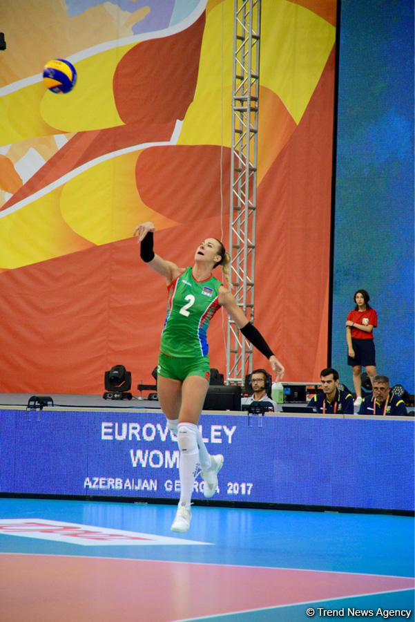 Azərbaycanın voleybol üzrə milli komandası dörddəbir finala yüksəlib (FOTO)