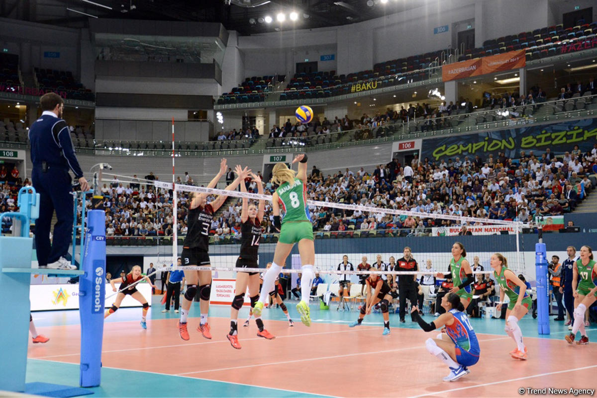 Azərbaycanın voleybol üzrə milli komandası dörddəbir finala yüksəlib (FOTO)