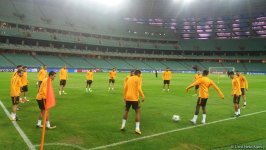 "Roma" Bakı Olimpiya Stadionunda məşq edir (FOTO)