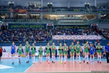 Voleybol millimiz Avropa Çemionatında növbəti oyununu keçirib (FOTOREPORTAJ)