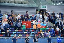 Voleybol millimiz Avropa Çemionatında növbəti oyununu keçirib (FOTOREPORTAJ)