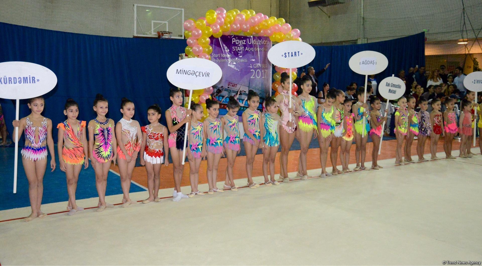 Bədii gimnastika üzrə Payız Ulduzları açıq birinciliyi keçirilib (FOTO)