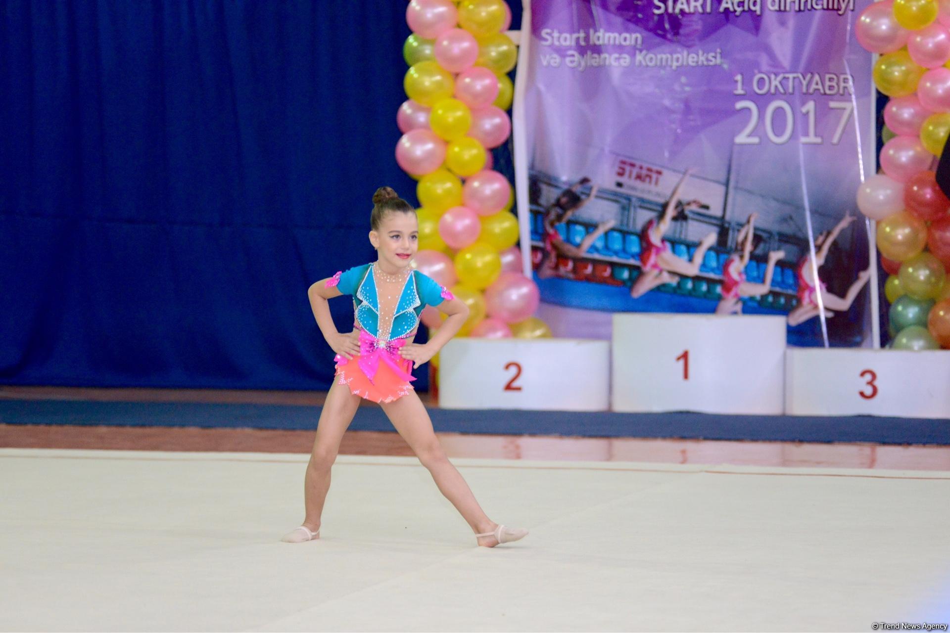 Bədii gimnastika üzrə Payız Ulduzları açıq birinciliyi keçirilib (FOTO)