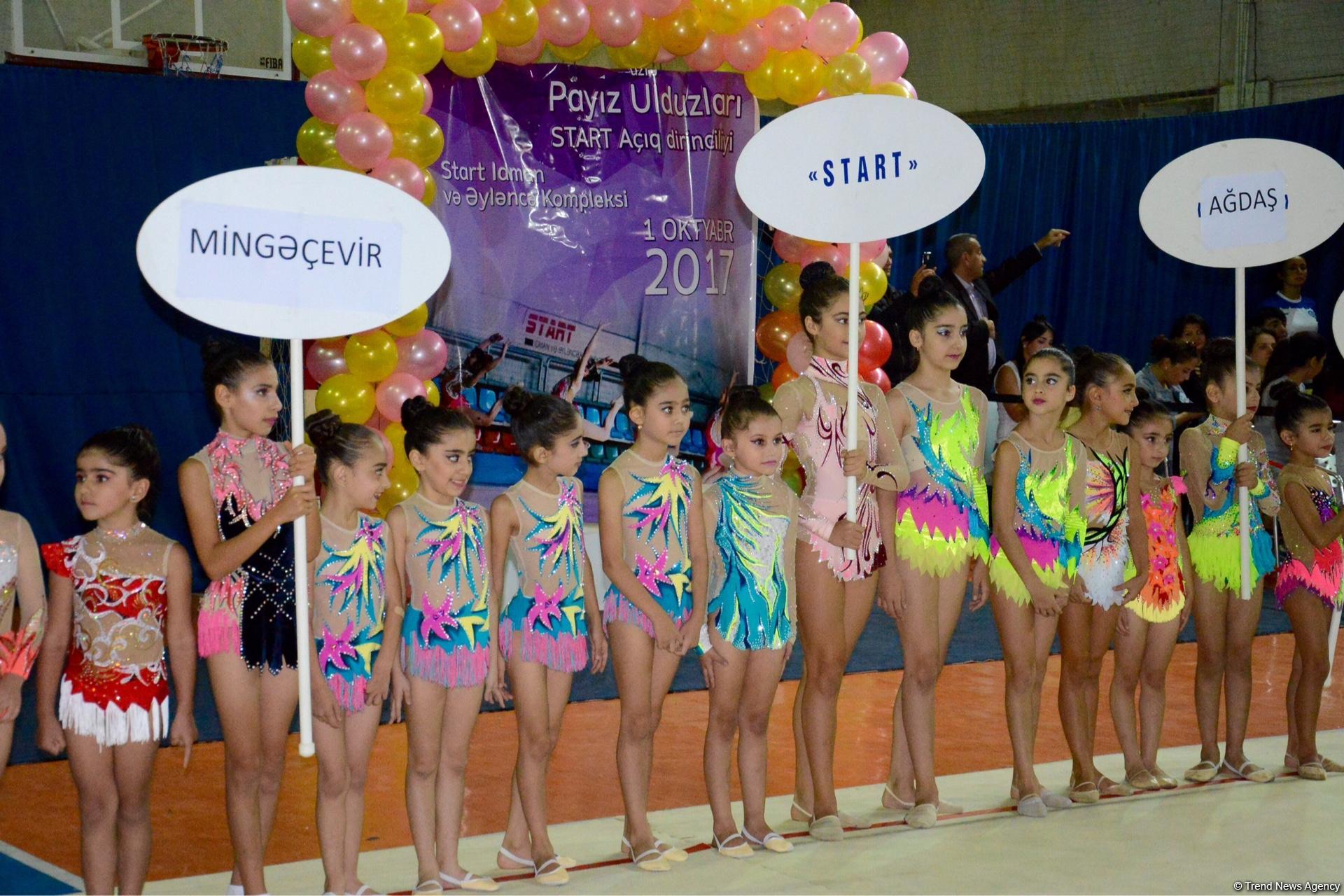 Bədii gimnastika üzrə Payız Ulduzları açıq birinciliyi keçirilib (FOTO)