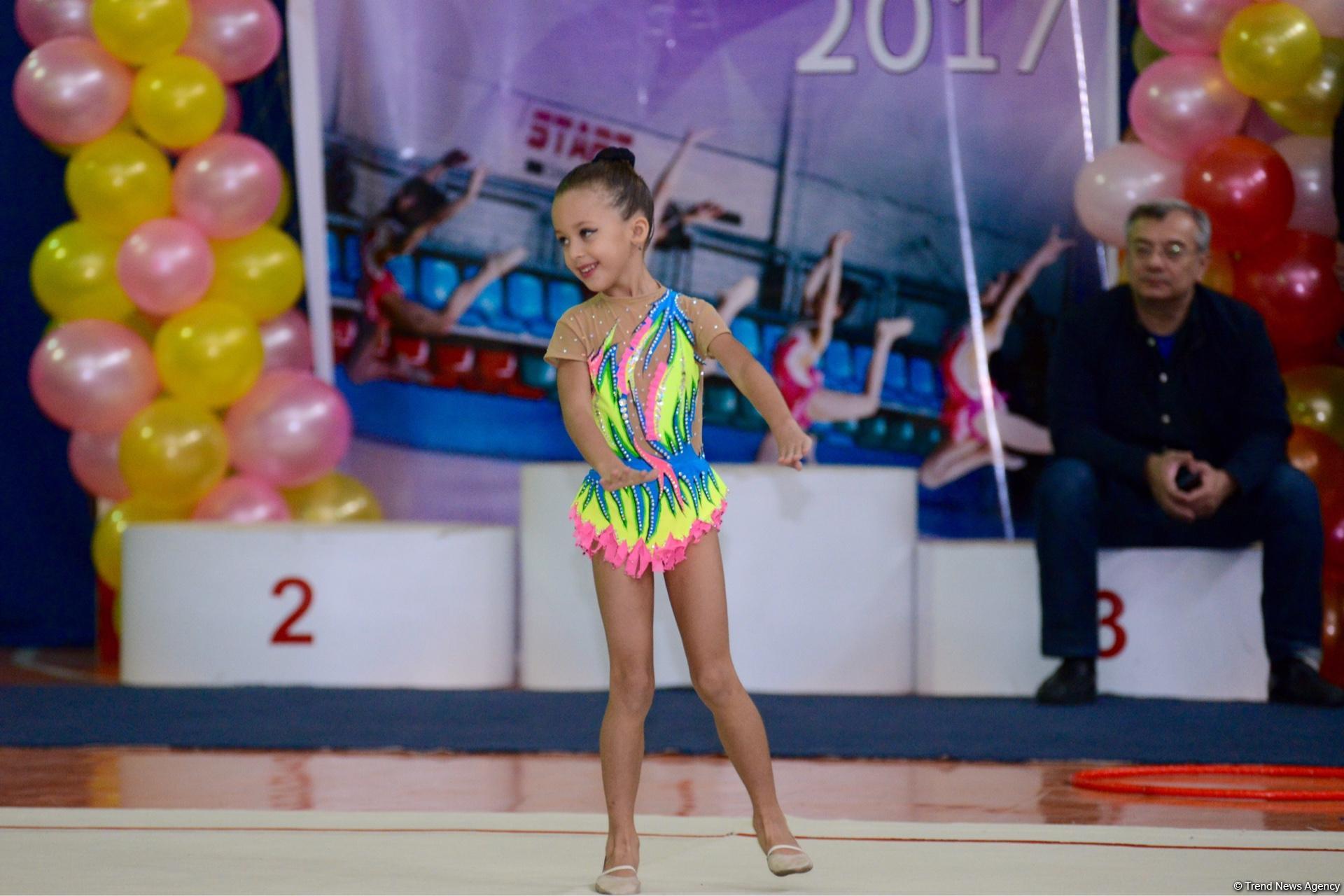 Bədii gimnastika üzrə Payız Ulduzları açıq birinciliyi keçirilib (FOTO)