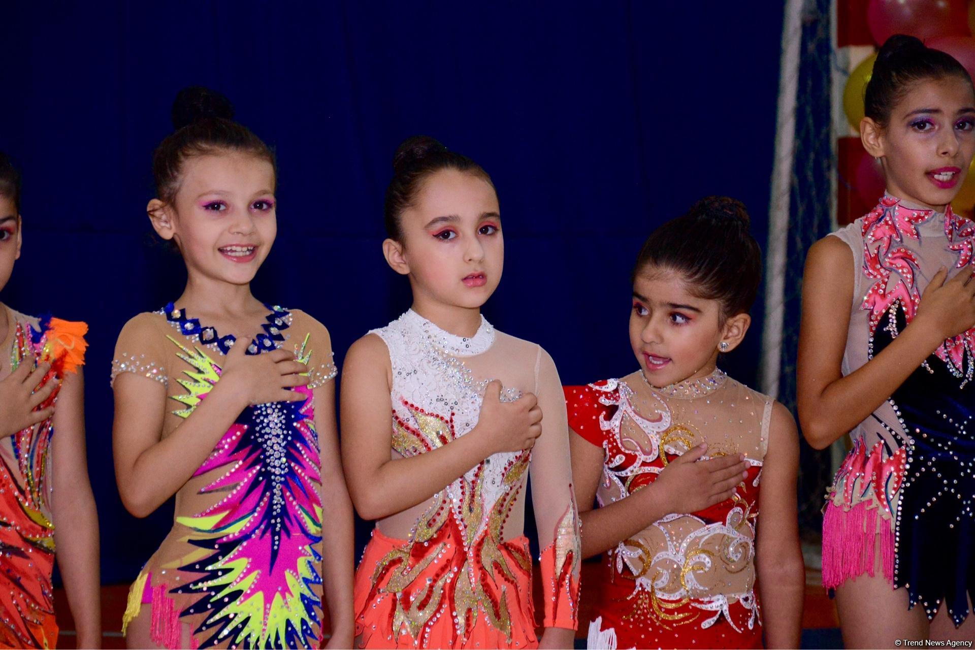 Bədii gimnastika üzrə Payız Ulduzları açıq birinciliyi keçirilib (FOTO)