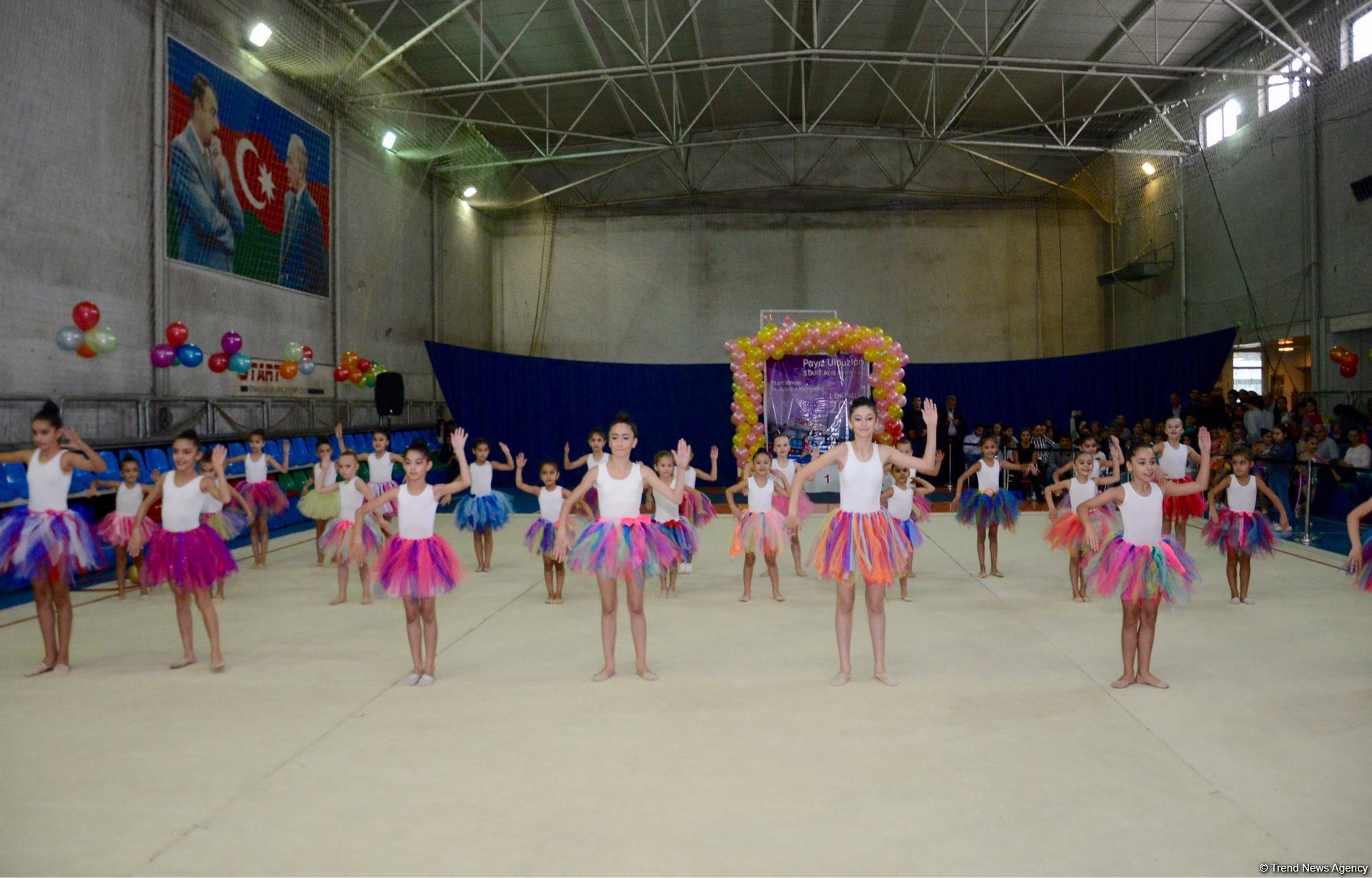 Bədii gimnastika üzrə Payız Ulduzları açıq birinciliyi keçirilib (FOTO)