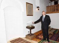 Prezident İlham Əliyev və xanımı Şamaxının Dəmirçi kəndində görülən işlərlə tanış olub (FOTO)
