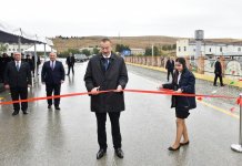 Prezident İlham Əliyev Şamaxı-Çöl Göylər-Padar avtomobil yolunun açılışında iştirak edib (YENİLƏNİB) (FOTO)