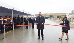 Prezident İlham Əliyev Şamaxı-Çöl Göylər-Padar avtomobil yolunun açılışında iştirak edib (YENİLƏNİB) (FOTO)