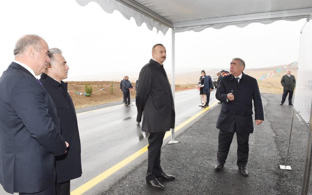 Təklə-Sündü-Xilmilli avtomobil yolu əsaslı təmirdən sonra istifadəyə verilib (FOTO)