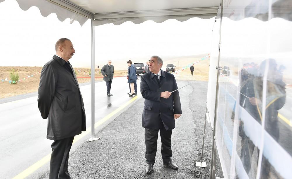 Təklə-Sündü-Xilmilli avtomobil yolu əsaslı təmirdən sonra istifadəyə verilib (FOTO)