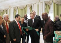 Prezident İlham Əliyev Ümumdünya Boks Şurasının 55-ci Konvensiyasının iştirakçılarını qəbul edib (FOTO) (YENİLƏNİB-2)