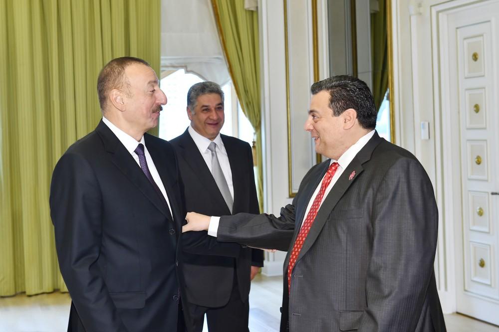 Prezident İlham Əliyev Ümumdünya Boks Şurasının 55-ci Konvensiyasının iştirakçılarını qəbul edib (FOTO) (YENİLƏNİB-2)