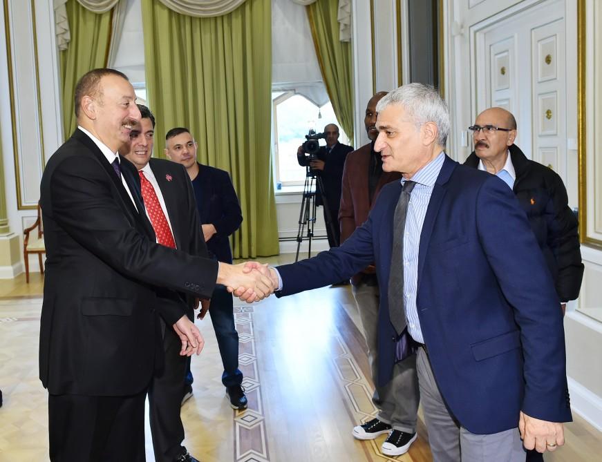 Prezident İlham Əliyev Ümumdünya Boks Şurasının 55-ci Konvensiyasının iştirakçılarını qəbul edib (FOTO) (YENİLƏNİB-2)
