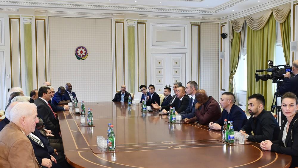 Prezident İlham Əliyev Ümumdünya Boks Şurasının 55-ci Konvensiyasının iştirakçılarını qəbul edib (FOTO) (YENİLƏNİB-2)
