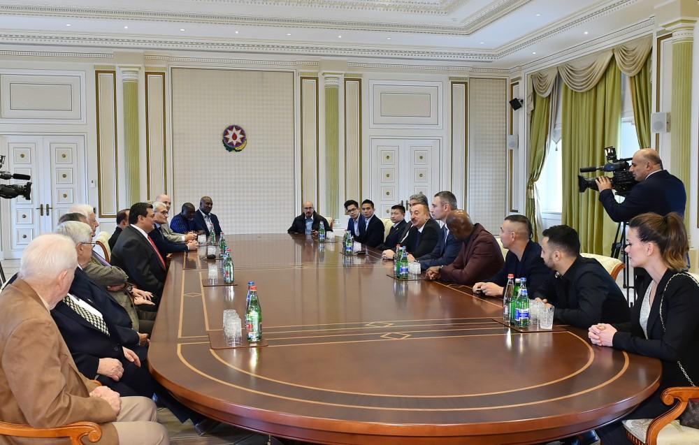 Prezident İlham Əliyev Ümumdünya Boks Şurasının 55-ci Konvensiyasının iştirakçılarını qəbul edib (FOTO) (YENİLƏNİB-2)