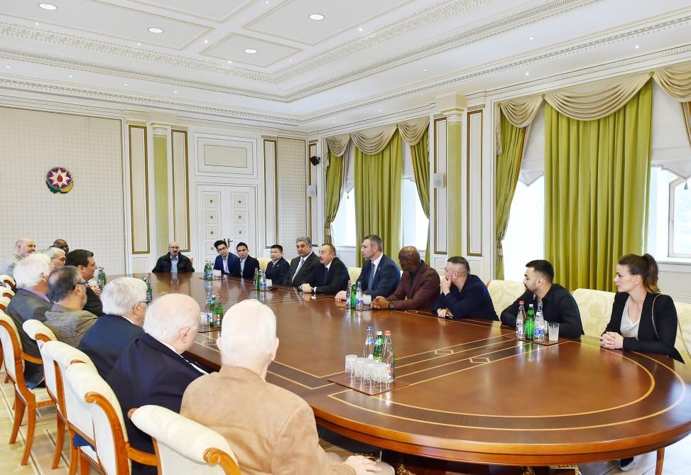 Prezident İlham Əliyev Ümumdünya Boks Şurasının 55-ci Konvensiyasının iştirakçılarını qəbul edib (FOTO) (YENİLƏNİB-2)
