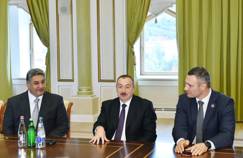 Prezident İlham Əliyev Ümumdünya Boks Şurasının 55-ci Konvensiyasının iştirakçılarını qəbul edib (FOTO) (YENİLƏNİB-2)