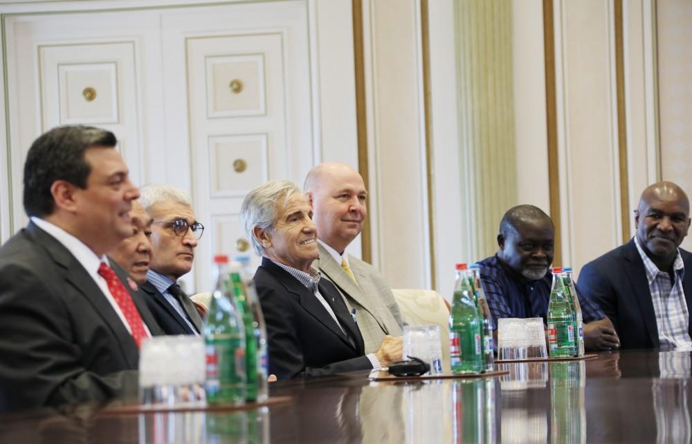 Prezident İlham Əliyev Ümumdünya Boks Şurasının 55-ci Konvensiyasının iştirakçılarını qəbul edib (FOTO) (YENİLƏNİB-2)