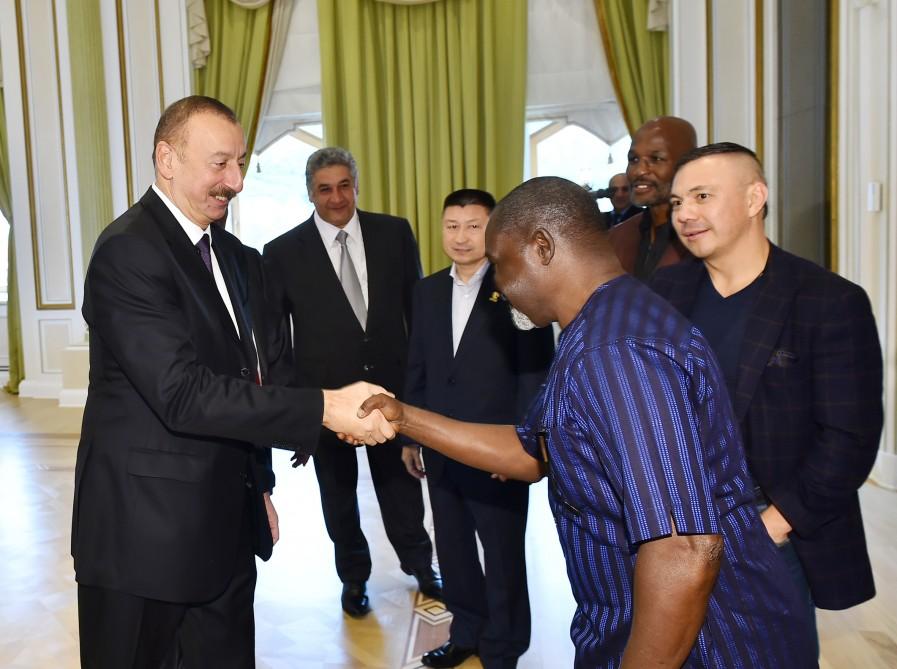 Prezident İlham Əliyev Ümumdünya Boks Şurasının 55-ci Konvensiyasının iştirakçılarını qəbul edib (FOTO) (YENİLƏNİB-2)