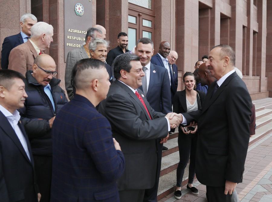 Prezident İlham Əliyev Ümumdünya Boks Şurasının 55-ci Konvensiyasının iştirakçılarını qəbul edib (FOTO) (YENİLƏNİB-2)