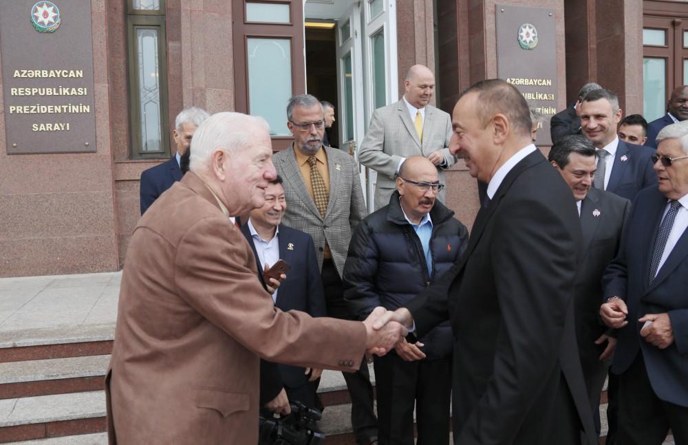 Prezident İlham Əliyev Ümumdünya Boks Şurasının 55-ci Konvensiyasının iştirakçılarını qəbul edib (FOTO) (YENİLƏNİB-2)