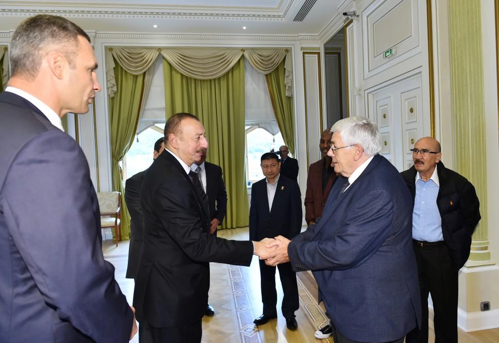 Prezident İlham Əliyev Ümumdünya Boks Şurasının 55-ci Konvensiyasının iştirakçılarını qəbul edib (FOTO) (YENİLƏNİB-2)