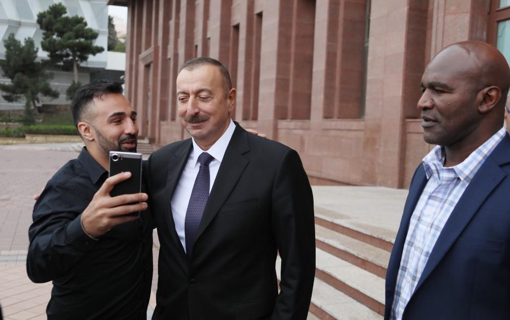 Prezident İlham Əliyev Ümumdünya Boks Şurasının 55-ci Konvensiyasının iştirakçılarını qəbul edib (FOTO) (YENİLƏNİB-2)