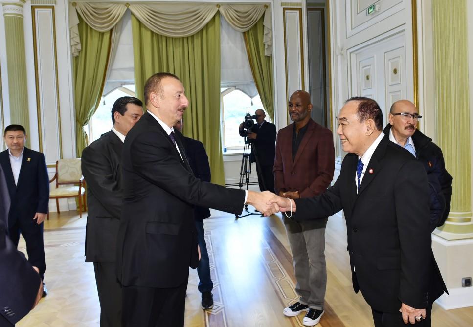 Prezident İlham Əliyev Ümumdünya Boks Şurasının 55-ci Konvensiyasının iştirakçılarını qəbul edib (FOTO) (YENİLƏNİB-2)
