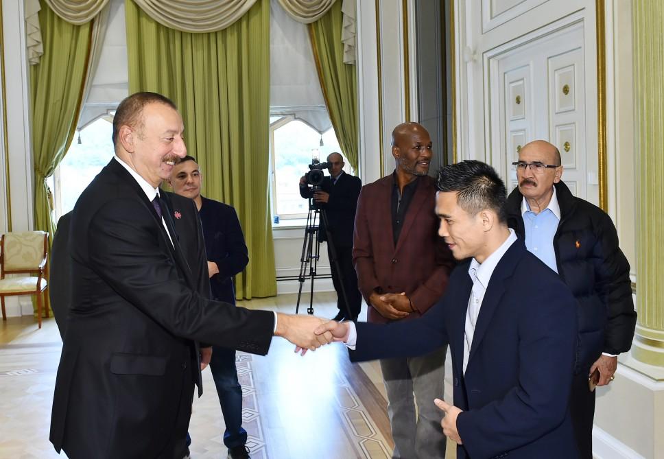 Prezident İlham Əliyev Ümumdünya Boks Şurasının 55-ci Konvensiyasının iştirakçılarını qəbul edib (FOTO) (YENİLƏNİB-2)