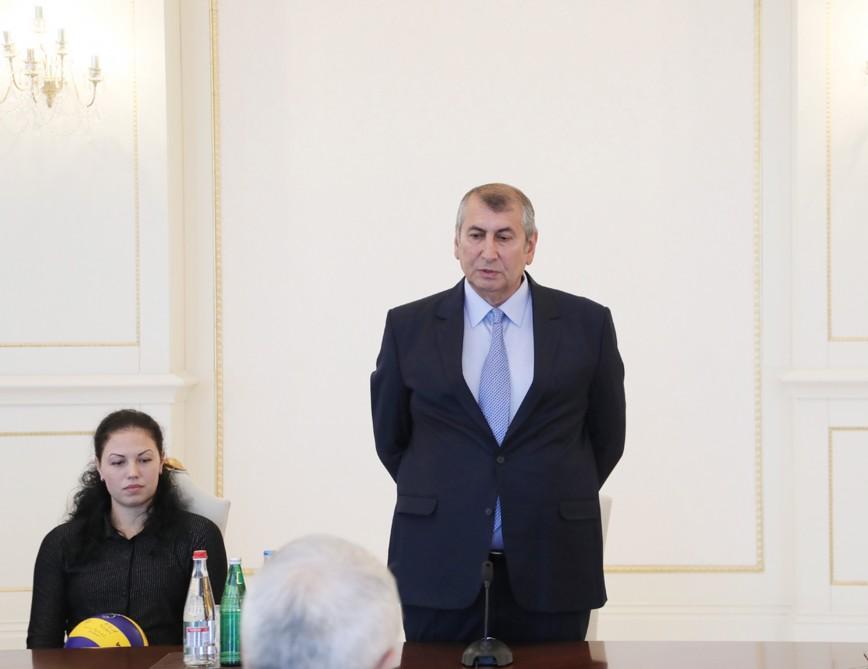 Prezident İlham Əliyev: Azərbaycan dünya Olimpiya ailəsində artıq öz layiqli yerini tutub (FOTO) (YENİLƏNİB)