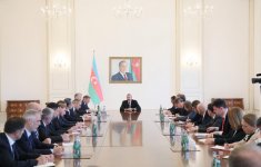 Prezident İlham Əliyev: Azərbaycanda demokratiya və bütün azadlıqlar təmin olunub (FOTO) (YENİLƏNİB-2)
