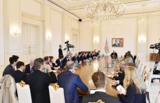 Prezident İlham Əliyev: Azərbaycanda demokratiya və bütün azadlıqlar təmin olunub (FOTO) (YENİLƏNİB-2)
