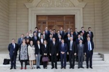 Prezident İlham Əliyev: Azərbaycanda demokratiya və bütün azadlıqlar təmin olunub (FOTO) (YENİLƏNİB-2)