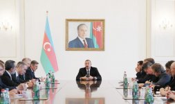 Prezident İlham Əliyev: Azərbaycanda demokratiya və bütün azadlıqlar təmin olunub (FOTO) (YENİLƏNİB-2)