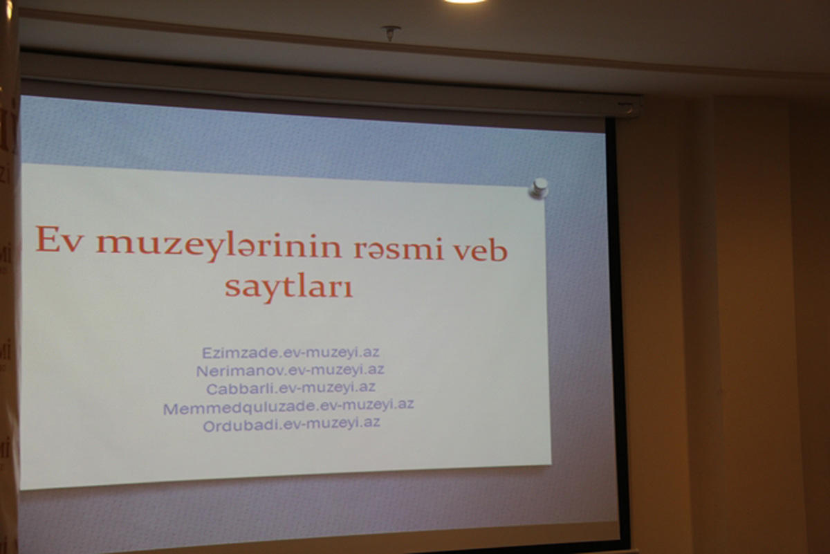 Muzeylərin yeni saytları təqdim edilib (FOTO)