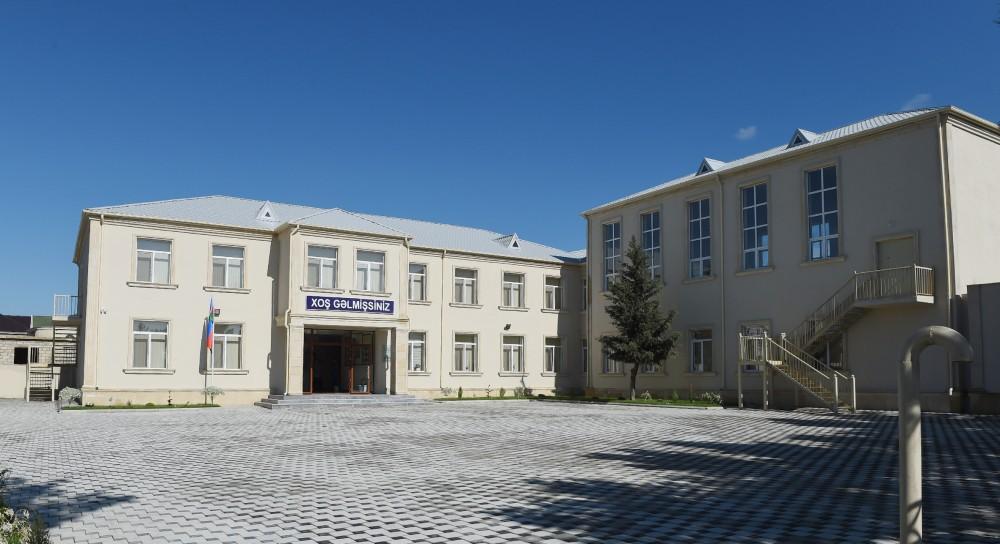 Azərbaycanın Birinci vitse-prezidenti Ramanada Qubadlı rayon Xanlıq kənd orta məktəbinin yeni binasında yaradılan şəraitlə tanış olub  (FOTO)