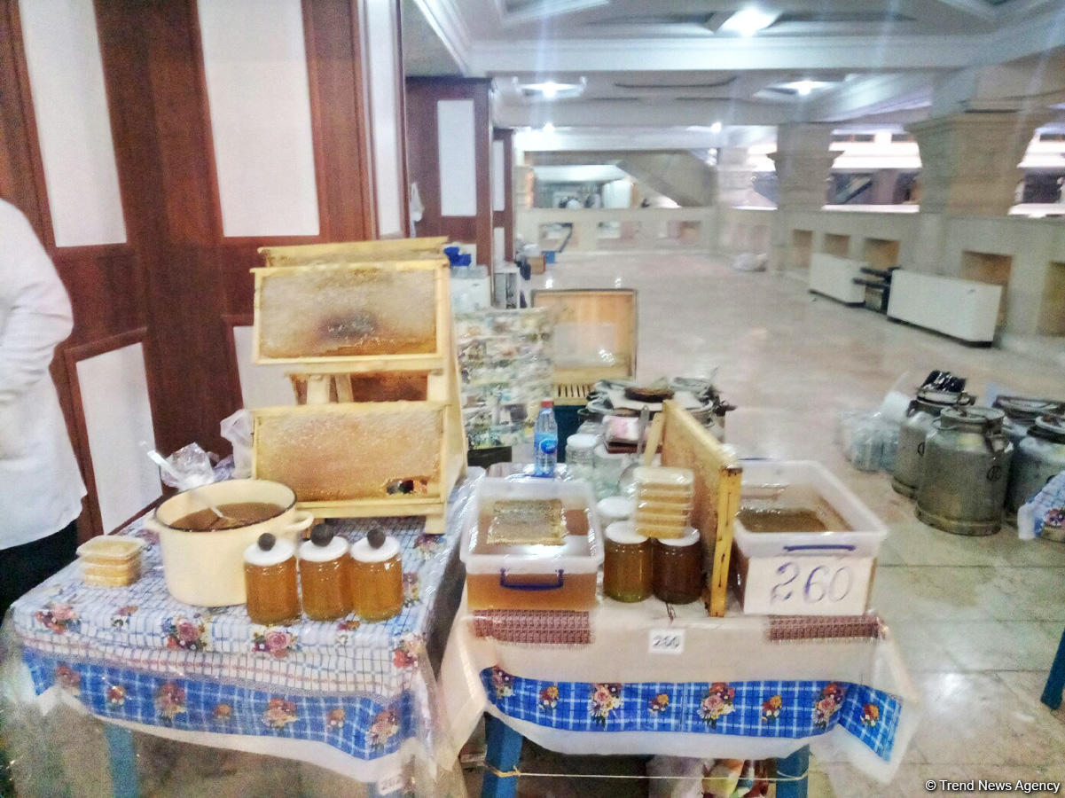 Bakıda bal yarmarkasının iştirakçılarının sayı artıb (FOTO)