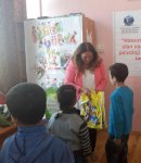 Kitabxana işçiləri “Ümid yeri” uşaq sığınacağının qonağı olub (FOTO)