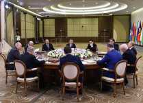 Prezident İlham Əliyev Soçidə MDB Dövlət Başçıları Şurasının məhdud tərkibdə iclasında iştirak edib (YENİLƏNİB-2) (FOTO)