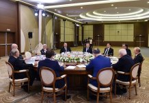 Prezident İlham Əliyev Soçidə MDB Dövlət Başçıları Şurasının məhdud tərkibdə iclasında iştirak edib (YENİLƏNİB-2) (FOTO)