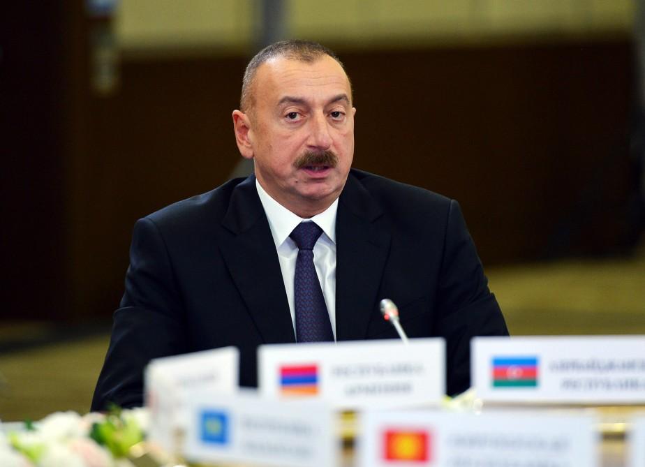 Prezident İlham Əliyev Soçidə MDB Dövlət Başçıları Şurasının məhdud tərkibdə iclasında iştirak edib (YENİLƏNİB-2) (FOTO)