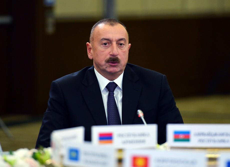 Prezident İlham Əliyev Soçidə MDB Dövlət Başçıları Şurasının məhdud tərkibdə iclasında iştirak edib (YENİLƏNİB-2) (FOTO)