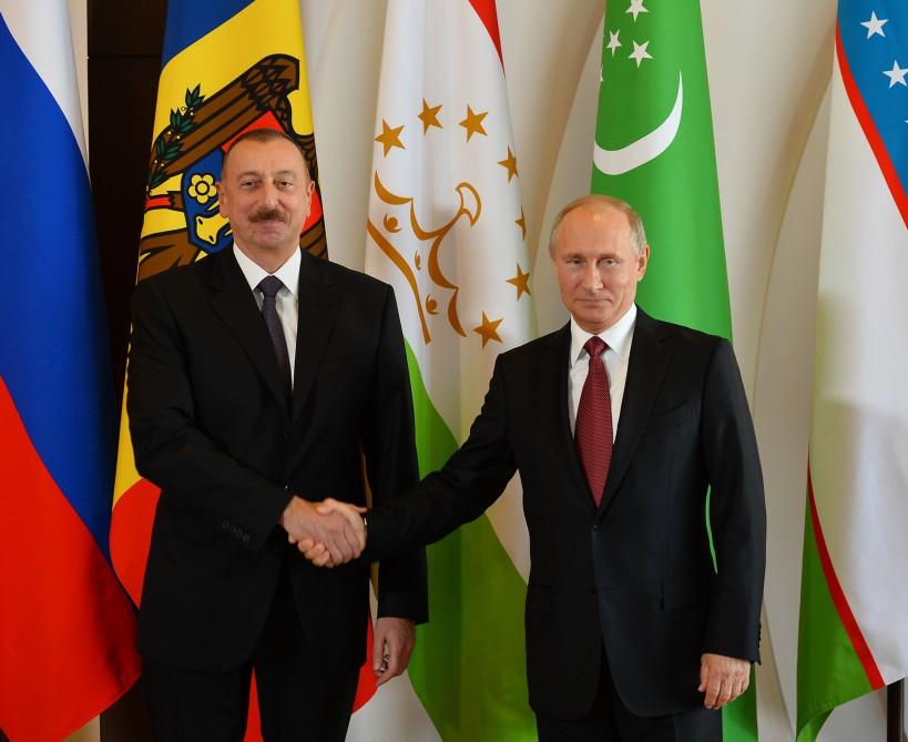 Prezident İlham Əliyev Soçidə MDB Dövlət Başçıları Şurasının məhdud tərkibdə iclasında iştirak edib (YENİLƏNİB-2) (FOTO)