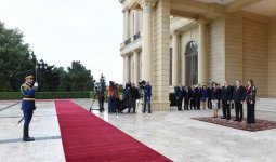 Bolqarıstan Prezidenti Rumen Radevin rəsmi qarşılanma mərasimi olub (FOTO)