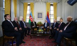 Cenevrədə Azərbaycan və Ermənistan prezidentlərinin görüşü keçirilib (FOTO) (YENİLƏNİB)