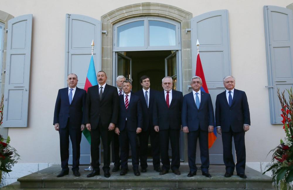 Cenevrədə Azərbaycan və Ermənistan prezidentlərinin görüşü keçirilib (FOTO) (YENİLƏNİB)