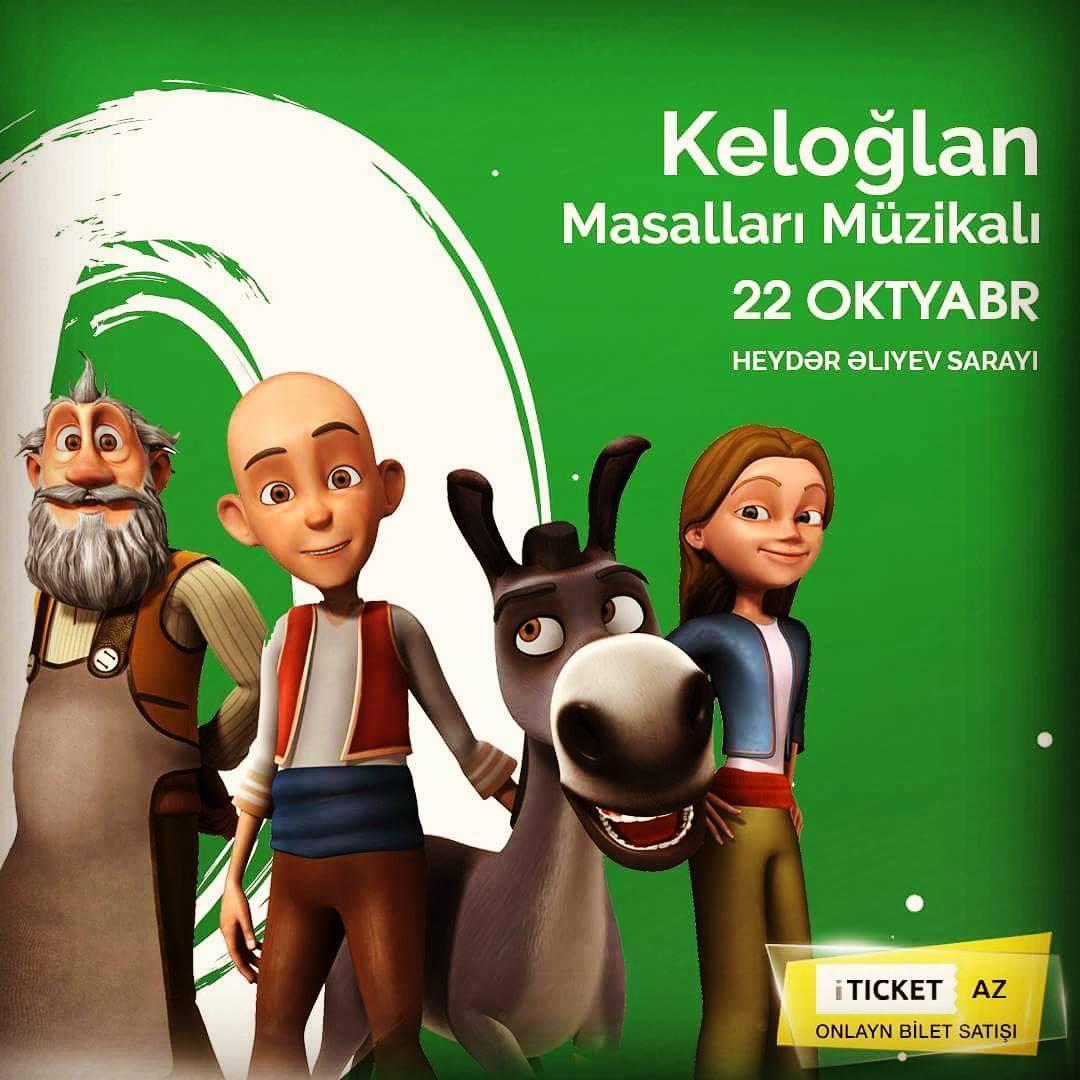 Heydər Əliyev Sarayında "Keloğlan Masalları Müzikali-2"  təqdim ediləcək